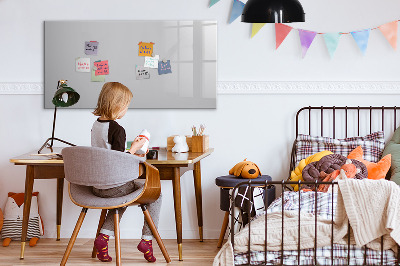 Magnetic board for drawing Color light gray