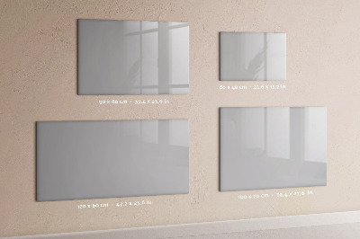 Magnetic board for drawing Light gray color