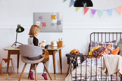 Magnetic board for drawing Color light gray