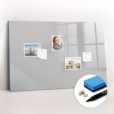 Magnetic board for drawing Color light gray