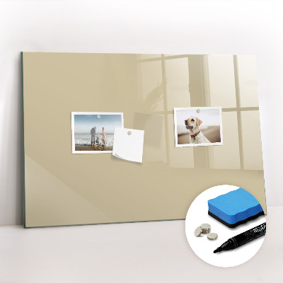 Magnetic writing board Beige color