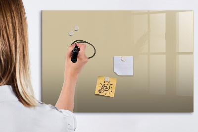 Magnetic board for drawing Beige color