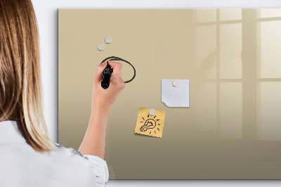 Magnetic board for drawing Beige color