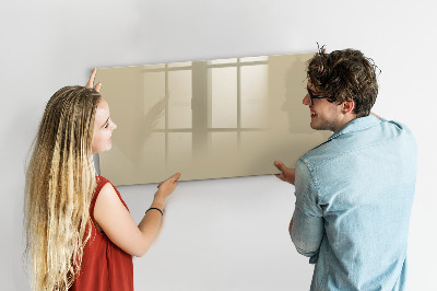 Magnetic writing board Beige color