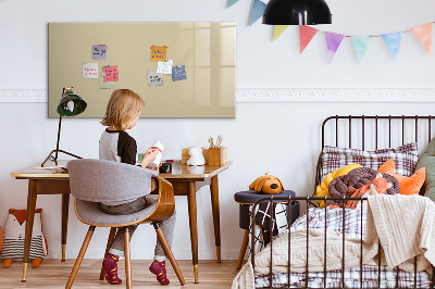 Magnetic board for drawing Beige color