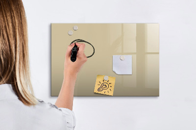 Magnetic writing board Beige color