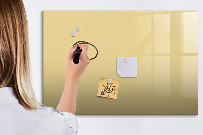 Magnetic erase board Cream color