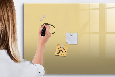 Magnetic erase board Cream color
