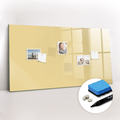 Magnetic erase board Cream color