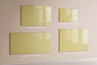 Magnetic erase board Cream color