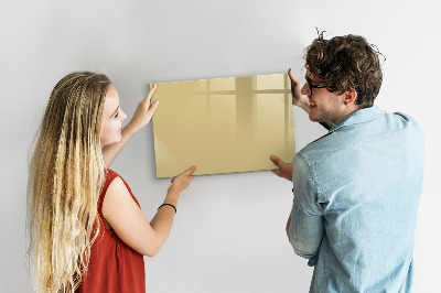 Magnetic erase board Cream color