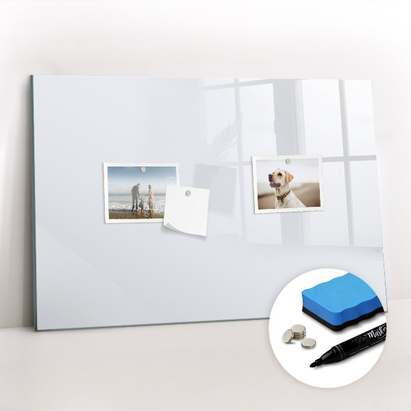 Magnetic board for writing Color dark white