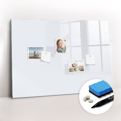 Magnetic board for writing Dark white color