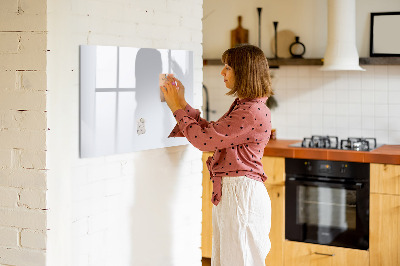 Magnetic board for writing Dark white color