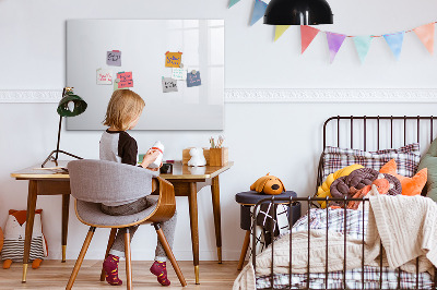 Magnetic board for writing Color dark white