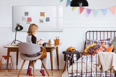 Magnetic board for writing Dark white color