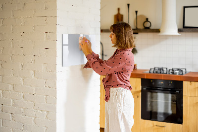 Magnetic board for writing Dark white color