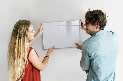 Magnetic board for writing Dark white color