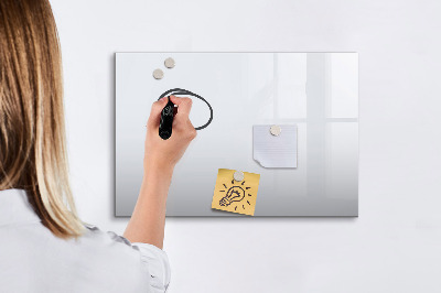 Magnetic board for writing Color dark white