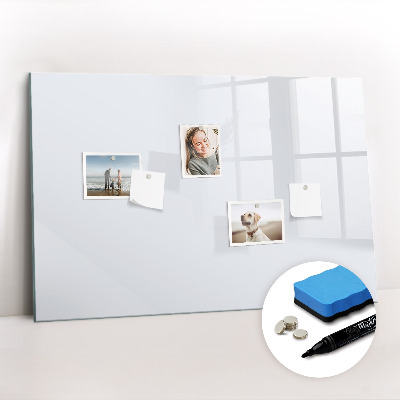 Magnetic board for writing Dark white color