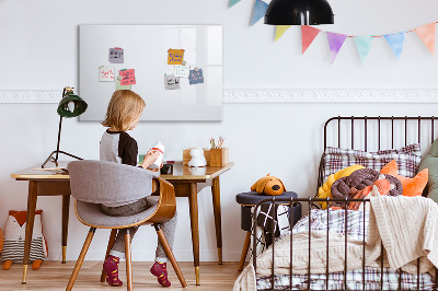 Magnetic board for writing Dark white color