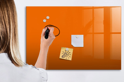 Magnetic board for drawing Orange color