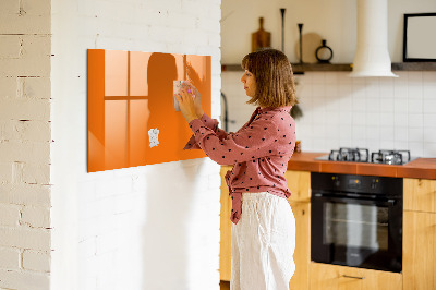 Magnetic board for drawing Orange color