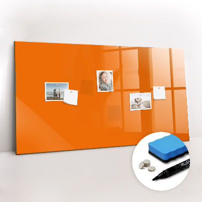 Magnetic board for drawing Orange color