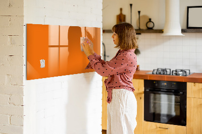 Magnetic board for drawing Orange color