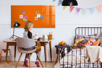 Magnetic board for drawing Orange color