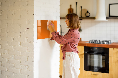 Magnetic board for drawing Orange color