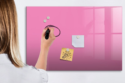 Magnetic board for drawing Pink color