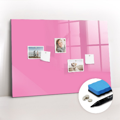 Magnetic board for drawing Pink color