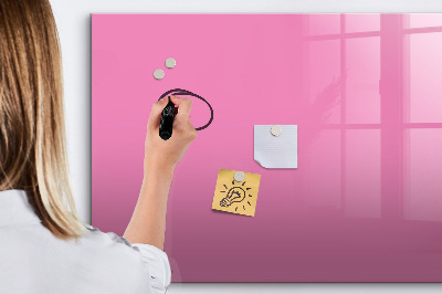 Magnetic board for drawing Pink color