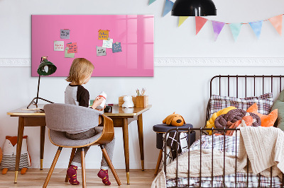 Magnetic board for drawing Pink color