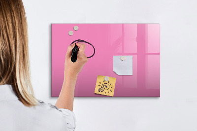 Magnetic board for drawing Pink color