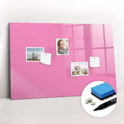 Magnetic board for drawing Pink color