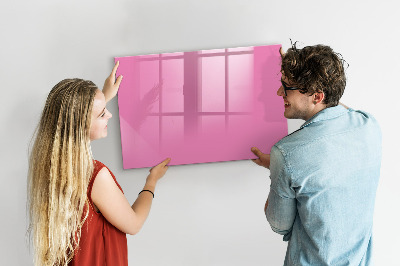 Magnetic board for drawing Pink color