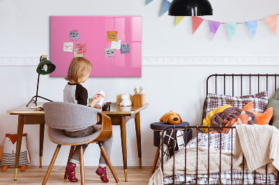 Magnetic board for drawing Pink color