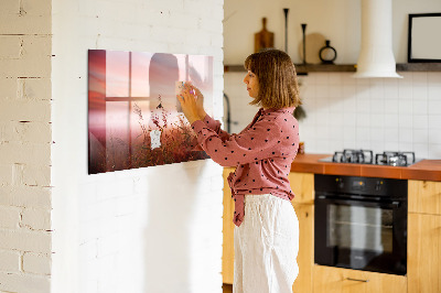 Magnetic board with marker Foggy Morning