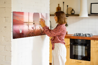 Magnetic board with marker Foggy Morning