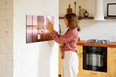 Magnetic board with marker Foggy Morning