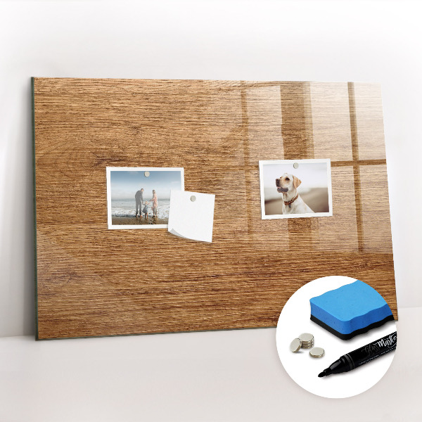 Magnetic writing board Light wood