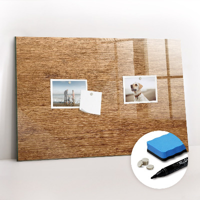 Magnetic writing board Light wood