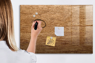 Magnetic writing board Light wood