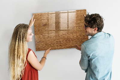 Magnetic writing board Light wood