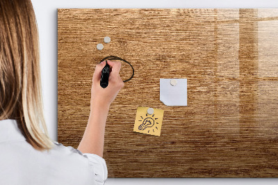 Magnetic writing board Light wood