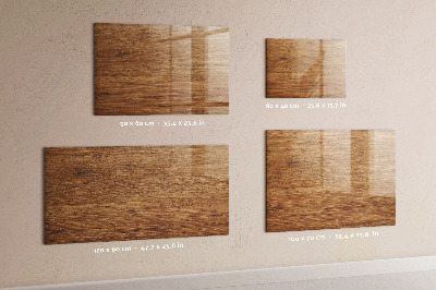Magnetic writing board Light wood