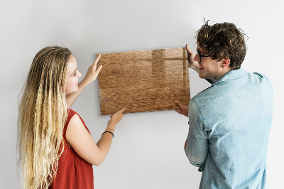 Magnetic writing board Light wood