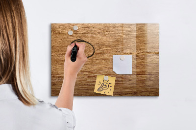 Magnetic writing board Light wood